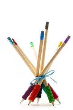 Group of pencils Stock Photos