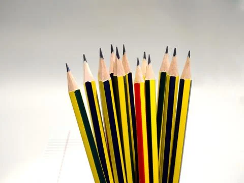 Group of Pencils Foto stock