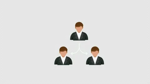 A group of people with arrows pointing to each other icon concept loop anim.. Stock Footage 270159113