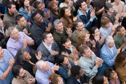 Group Of People Clapping Stock Photos