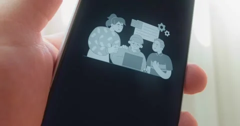 Group of people collaborating on a software development project, presentation Stock Footage 313442773