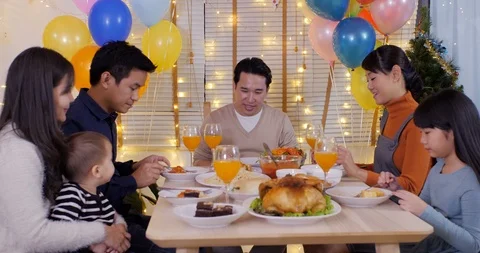 Group of people having mini party at home. Stock Footage 96449488