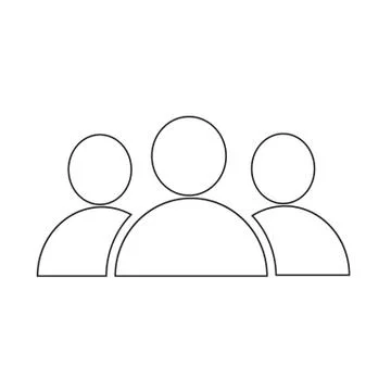 Group people icon Stock Illustration