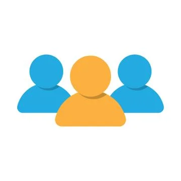 Group of people icon Stock Illustration