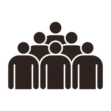 Group of people icon Illustrazione stock