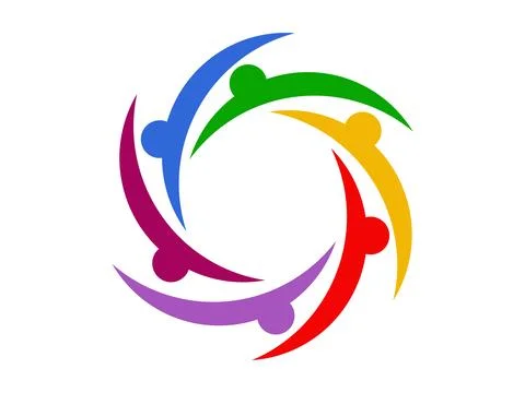 Group People Icon, Modern Teamwork Symbol, Community Network, Crowd Avatar .. Illustration