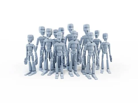 Group of people Stock Illustration