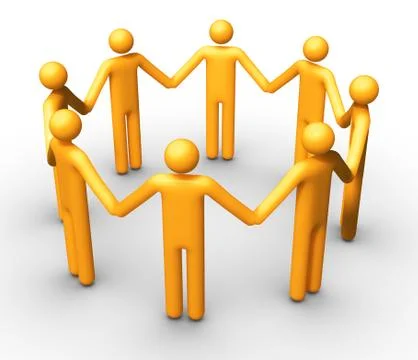 Group of people Stock Illustration