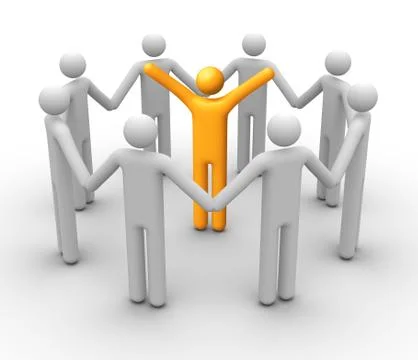 Group of people Stock Illustration