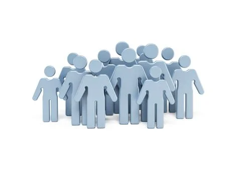 Group of people Stock Illustration