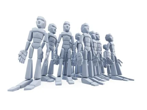 Group of people Stock Illustration