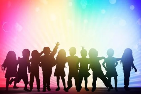 Group of people Stock Illustration