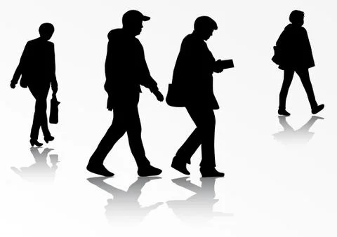 Group of people Stock-Illustration