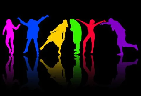 Group of people Stock Illustration
