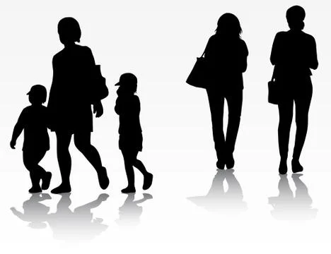 Group of people Illustrazione stock