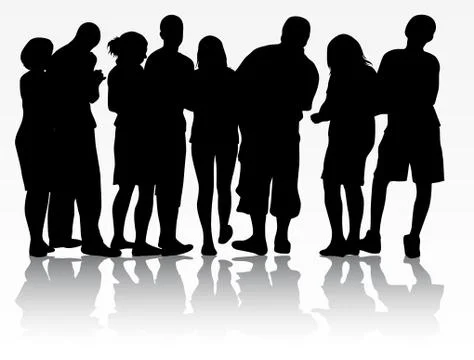 Group of people Stock-Illustration