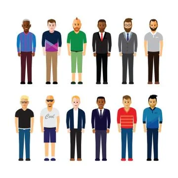 Group of people Illustrazione stock