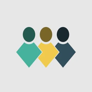 Group people logo,Teamwork icon.vector illustrator Stock Illustration