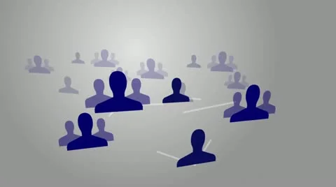 Group of people networking Vídeo Stock 12187548