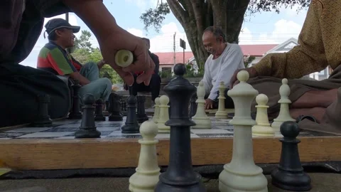 Two People Playing Chess Game First Moves Of Stock Footage SBV-309451141 -  Storyblocks