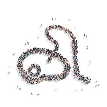 Group  people  shape  cleaner Stock Illustration