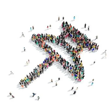 Group  people  shape  clip Stock Illustration
