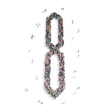 Group  people  shape  figure Stock Illustration