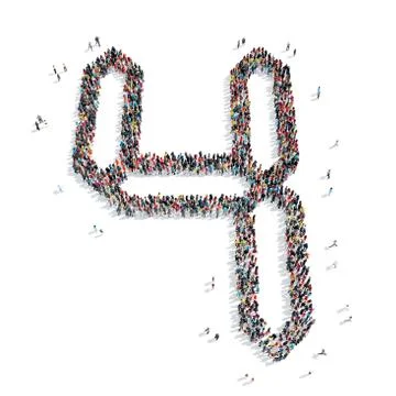 Group  people  shape  figure Stock Illustration