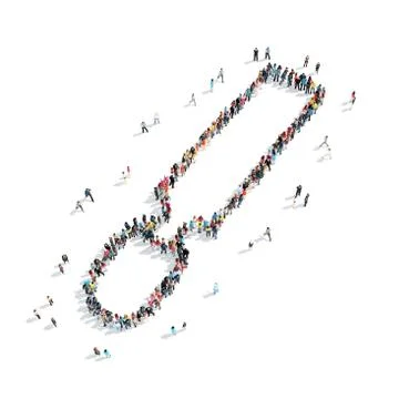 Group  people  shape  file tool Illustrazione stock