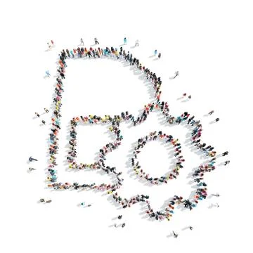 Group  people  shape  SIM card Stock Illustration