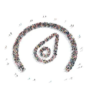 Group  people  shape  speedometer Stock Illustration