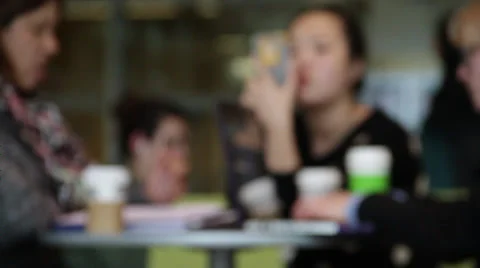 A group of people studying together lost concious in between Stock Footage 36173538