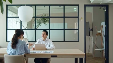 Group of people working in the office. Teamwork of business. Stock-Footage 138874142