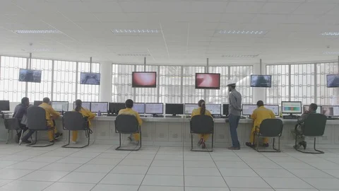 A group of people working on their computers (2) Video stock 106378559