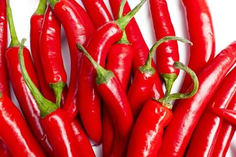 A Group of Peppers Stock Photos