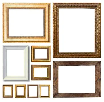 Group of picture frame Stock Photos