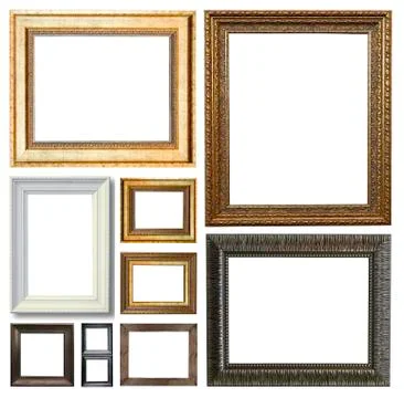 Group of picture frame Stock Photos