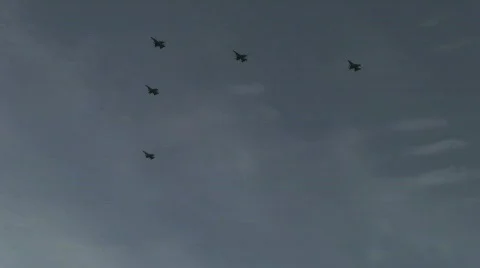 Group of planes on air Video stock 697824