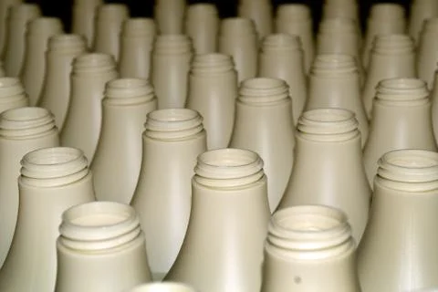 Group of plastic bottles Stock Photos