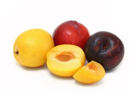 Group of plums Stock-Fotos