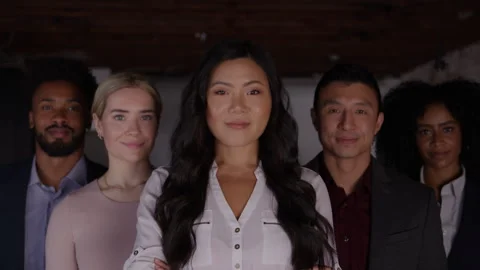 Group Portrait of Professionals Stock Footage 270287208