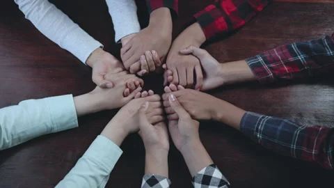 Group prayer session with believers united in worship and devotion. Faith, .. Stock Footage 336931967
