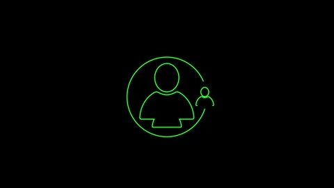 Group Profile Users Icon animated video Stock Footage 292901715