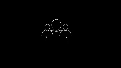 Group Profile Users Icon animated video Stock Footage 292901726