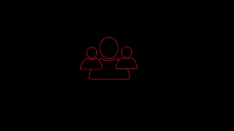 Group Profile Users Icon animated video Stock Footage 292901727