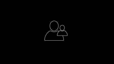 Group Profile Users Icon animated video Stock Footage 292901731