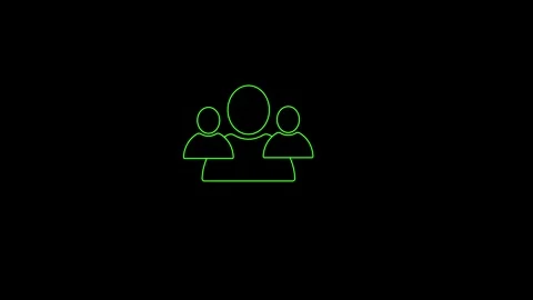 Group Profile Users Icon animated video Stock Footage 292901732