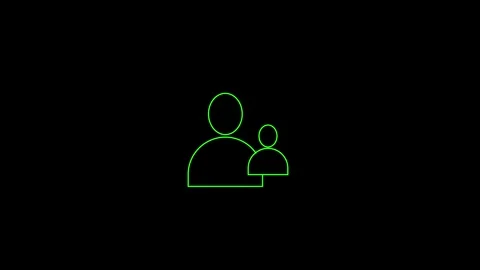 Group Profile Users Icon animated video Stock Footage 292901863