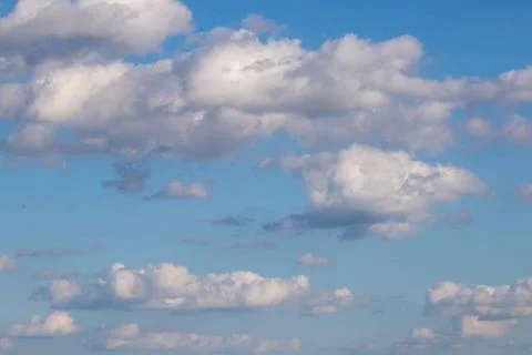 Group of Puffy cloud in blue sky Group of Puffy cloud in blue sky . High q... Foto stock