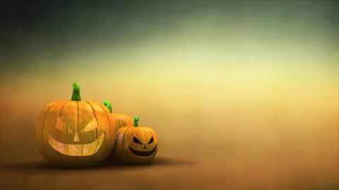 Group of pumpkin patch render  vegetable group  4K with color background Stock Illustration